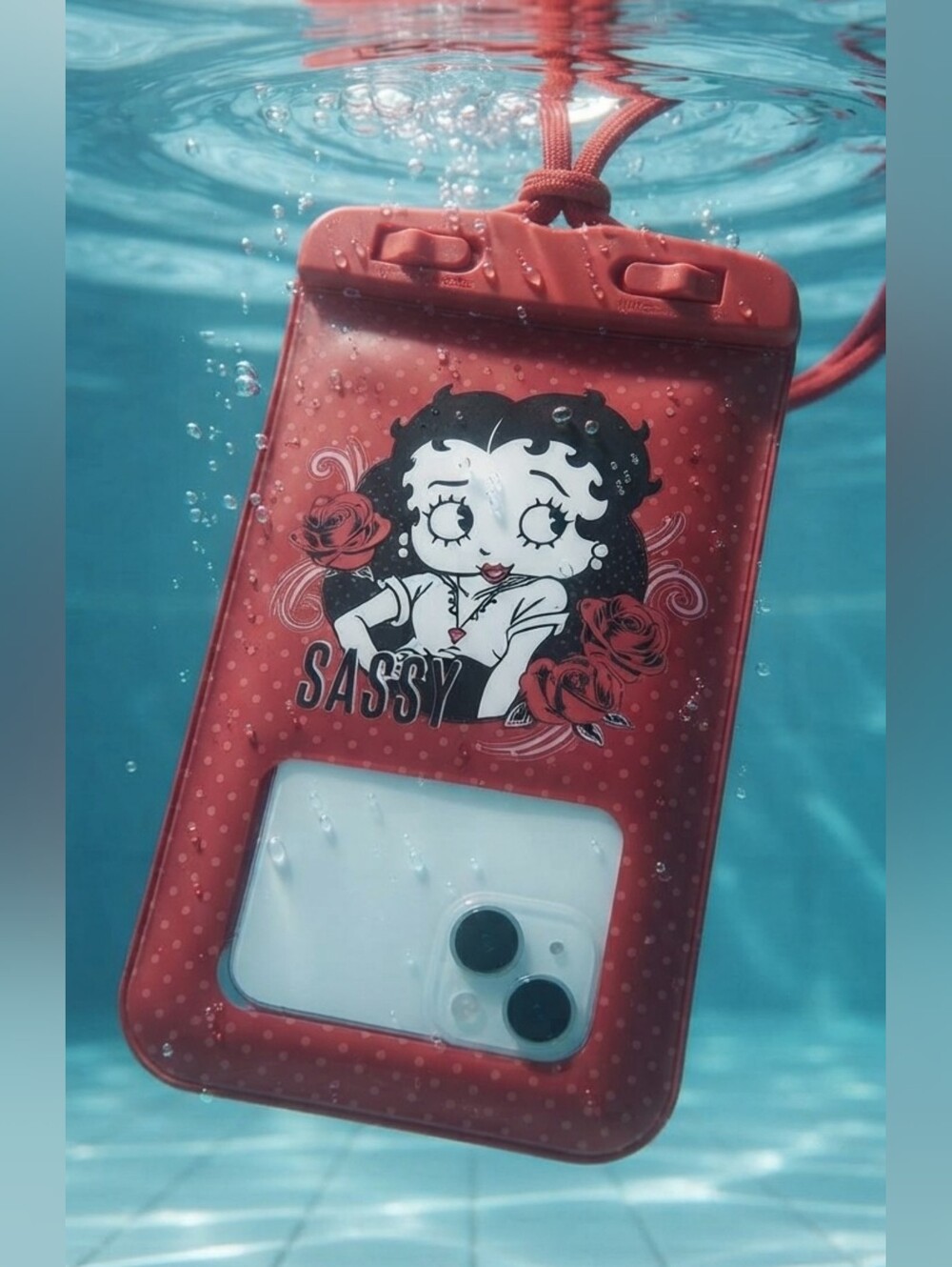 Betty Boop 'SASSY' Waterproof Phone Pouch